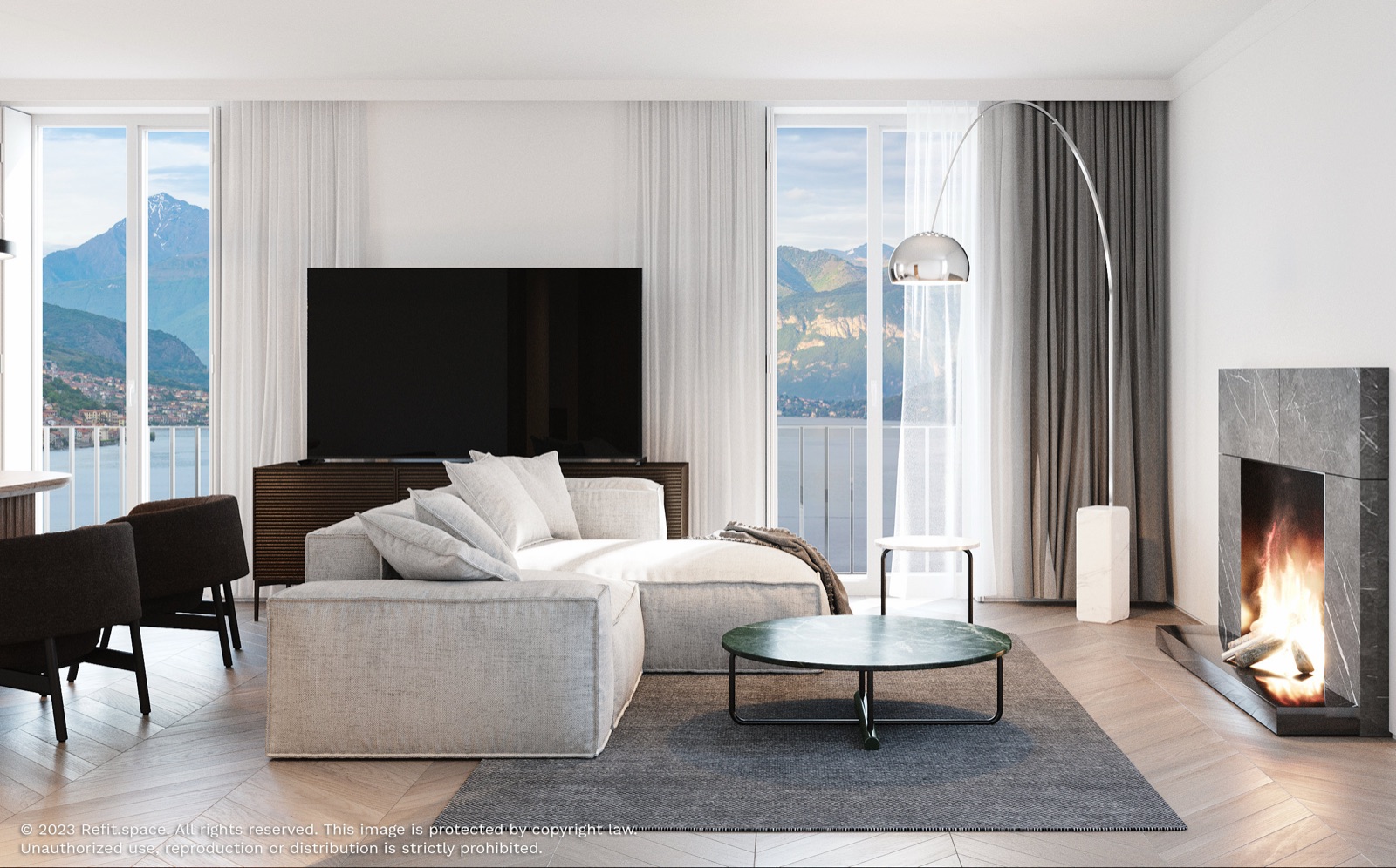 Appartamento ristrutturato a 70 m dal lago con giardino — 14